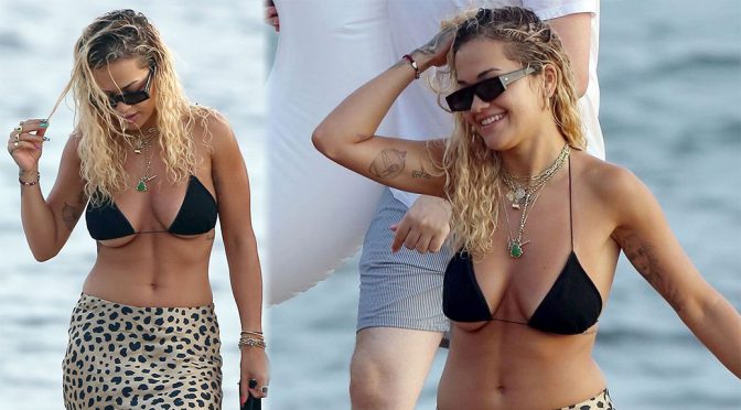 Rita Ora – Small Bikini Candids in Ibiza