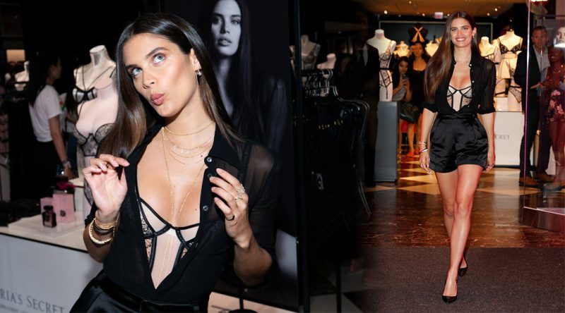Sara Sampaio – Victoria’s Secret Debuts New Fall Collection in Chicago