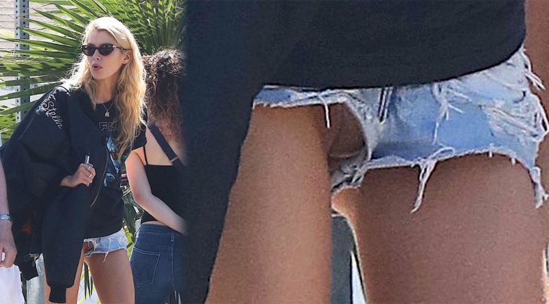 Stella Maxwell – Sexy Upskirt in Venice Beach