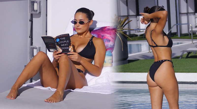 Tao Wickrath – Bikini Candids at the pool in Miami Beach