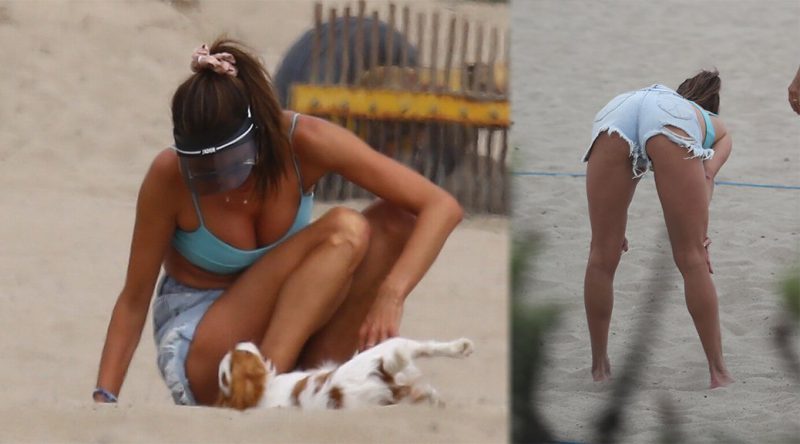 Alessandra Ambrosio – Sexy at at the Beach in Santa Monica