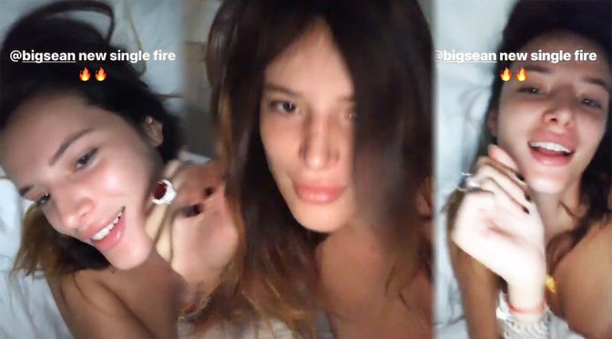 Bella Thorne – Nip Slip Video