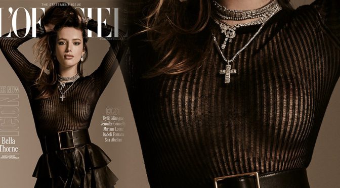 Bella Thorne – L’officiel Italia magazine Braless Photoshoot (September 2019)