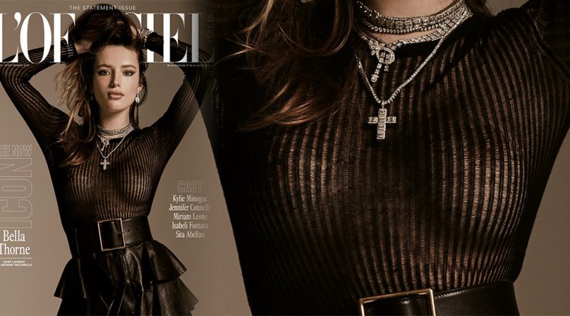 Bella Thorne – L’officiel Italia magazine Braless Photoshoot (September 2019)
