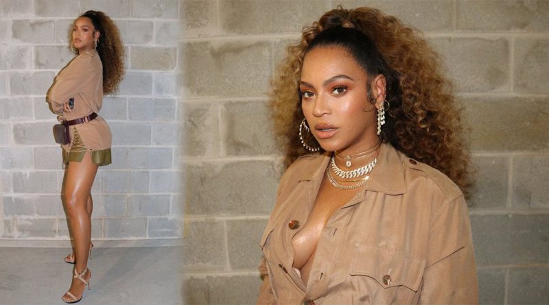Beyonce – Braless Cleavage at Made In America festival