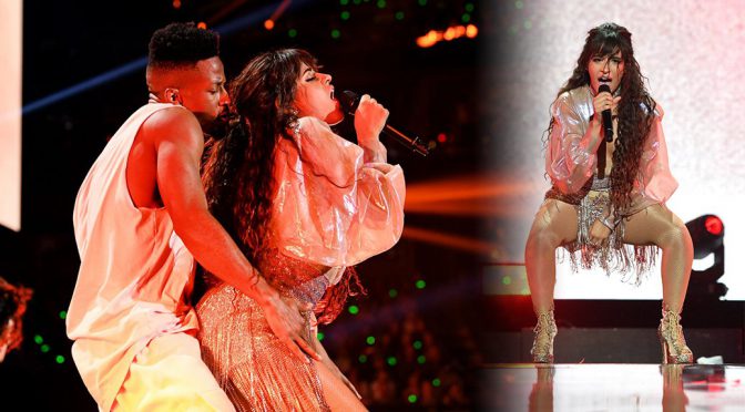Camila Cabello Performing at the iHeartRadio Festival in Las Vegas