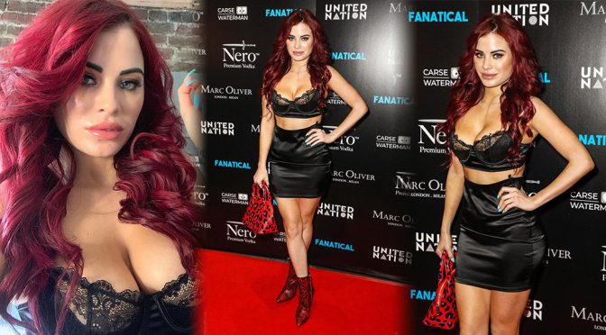 Carla Howe – Sheer Bra at at “Fanatical” Premiere in London