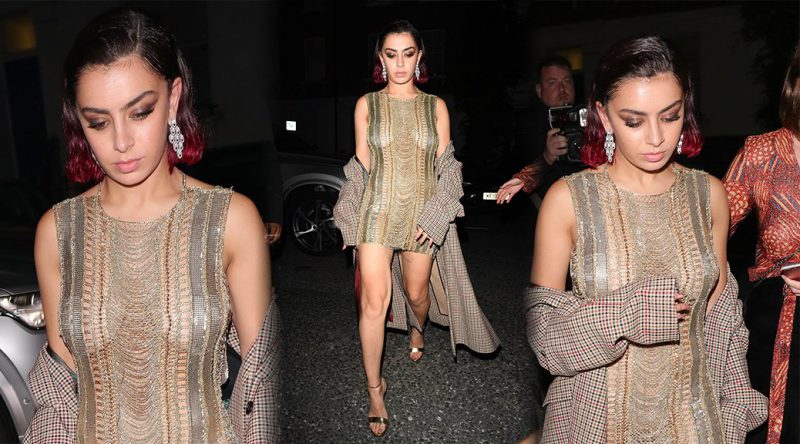 Charli XCX – Braless See-Through at GQ Men of the Year Awards Afterparty in London
