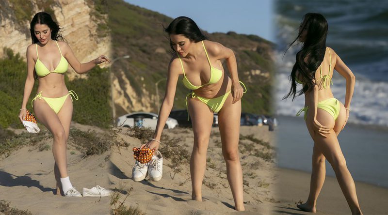 Claudia Alende – Sexy Bikini Candids in Malibu
