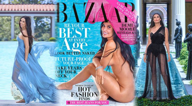 Demi Moore – Harper’s Bazaar Magazine Photshoot (October 2019)
