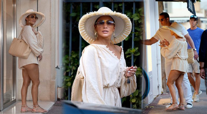 Jennifer Lopez – Sexy Ass Candids in Saint Tropez