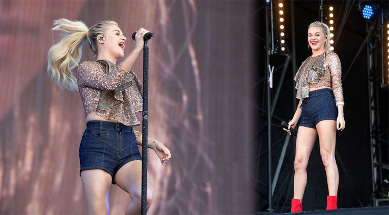 Kelsea Ballerini – Leggy at BBC2 Radio Live 2019 at Hyde Park in London