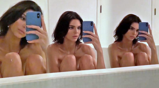 Kendall Jenner – Naked in the Tub Video