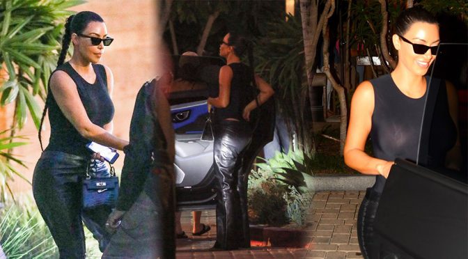 Kim Kardashian – Big Ass at at Cafe Habana in Malibu