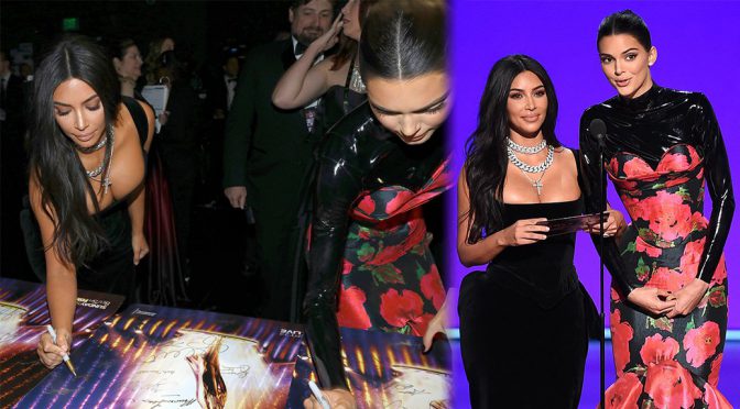 Kendall Jenner & Kim Kardashian – 71st Emmy Awards in Los Angeles