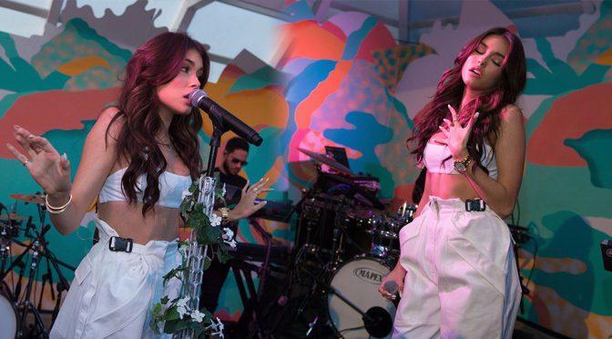 Madison Beer performs at The Surf Lodge in Montauk