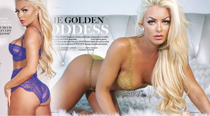 Mandy Rose – Maxim Australia Magazine Lingerie Photoshoot (October 2019)