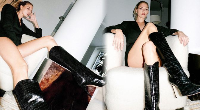 Martha Hunt – Leggy Photoshoot by Julia Kulik
