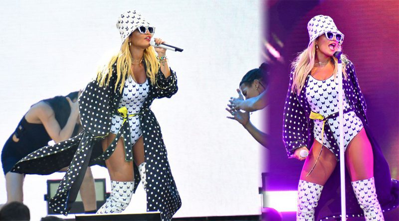 Rita Ora – Sexy on Stage in Velizy-Villacoublay