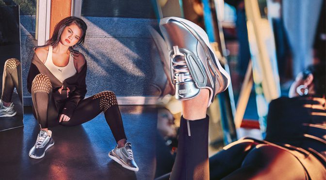 Selena Gomez – Puma LQDCELL Shatter XT Metal Photoshoot