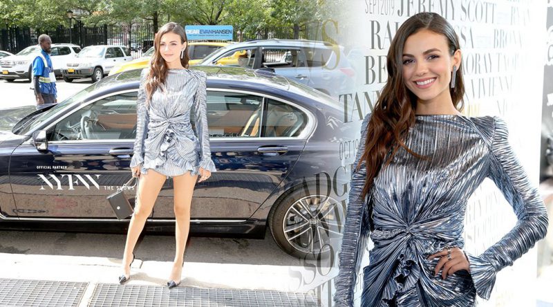 Victoria Justice – Sexy Legs at New York Fashion Week