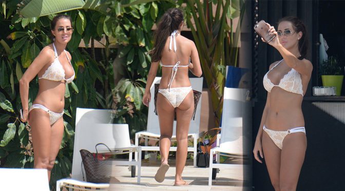 Yazmin Oukhellou – Sexy Bikini Candids in Marbella