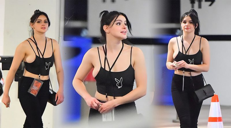 Ariel Winter – Sexy Areola Slip at Universal Studios Halloween Horror Nights in Hollywood