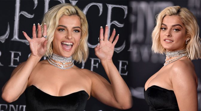 Bebe Rexha – Big Cleavage at “Maleficent: Mistress of Evil” Premiere in Los Angeles