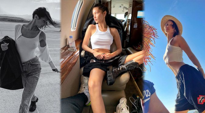 Bella Hadid – Sexy See-Through Photoshoot