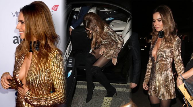 Cheryl – Braless Boobs at Atlantic Attitude Awards 2019 in London