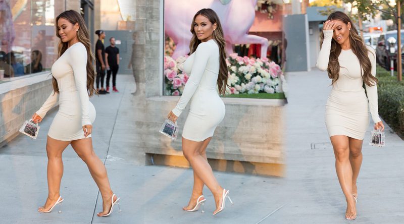 Daphne Joy – Sexy Tight Dress at PrettyLittleThing Event in West Hollywood