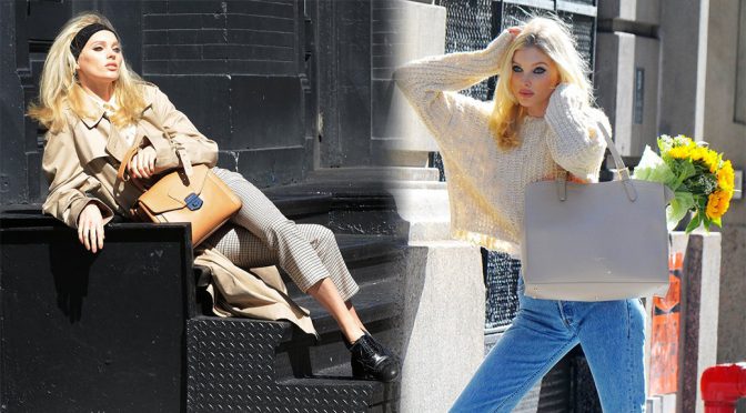 Elsa Hosk – Sexy Photoshoot Candids in New York