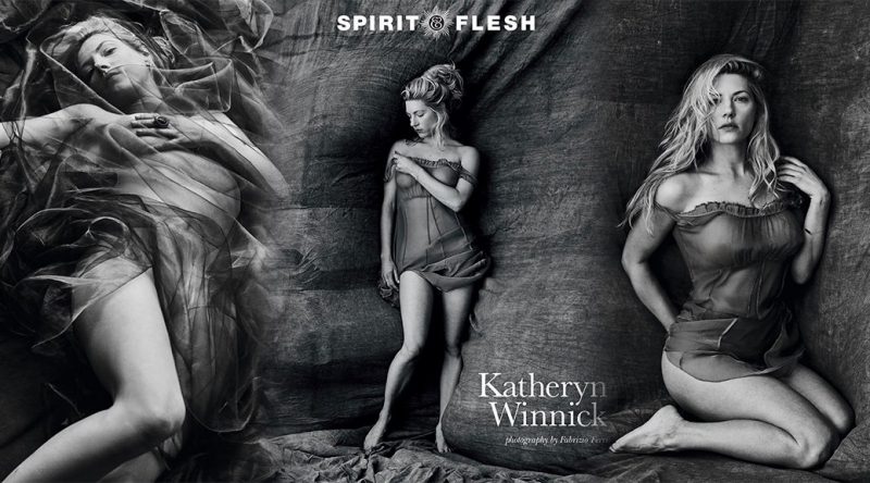 Katheryn Winnick – Spirit & Flesh Magazine Braless Photoshoot