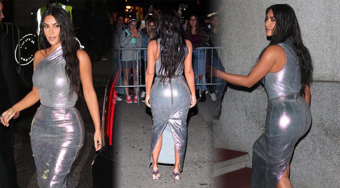 Kim Kardashian – Big Boobs and Ass at 2019 FGI Night Of Stars Gala in New York