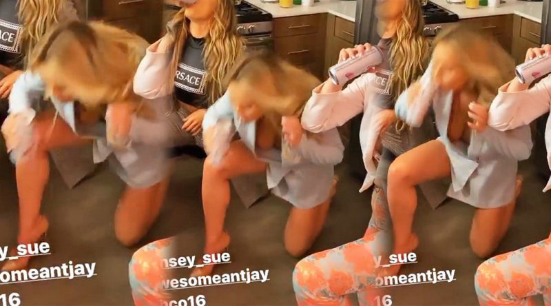 Kinsey Wolanski – Sexy Boob Slip Video