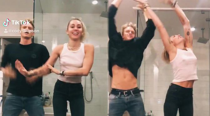 Miley Cyrus – Sexy Braless Video