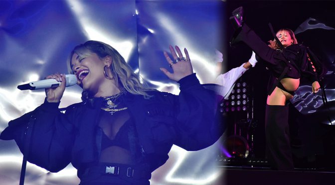 Rita Ora Performs on Stage at the American Express Gold Launch in Mexico City