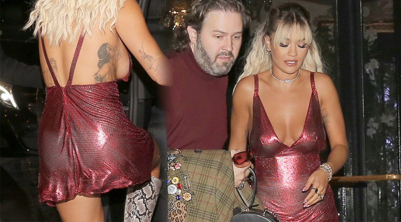 Rita Ora – Sexy Braless Candids in Paris