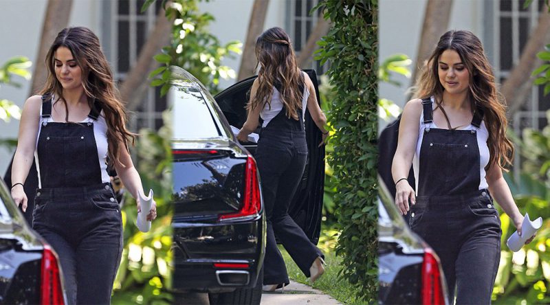 Selena Gomez – Braless Candids in Los Angeles