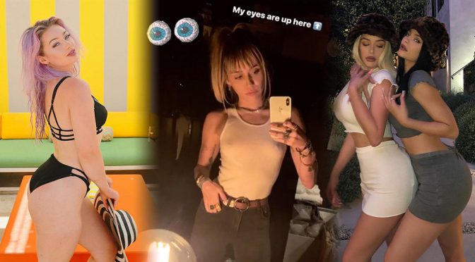 Miley Cyrus’ Sexy Boobs and Other Celebrities in a Weekly Instagram/Twitter Roundup