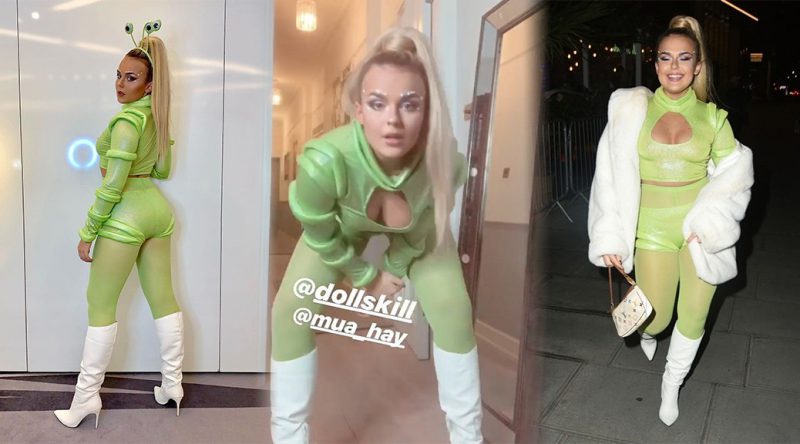 Tallia Storm – Sexy Candids at Halloween Party in London