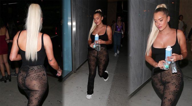 Anastasia Karanikolaou – Sexy Big Ass at Bootsy Bellows in West Hollywood