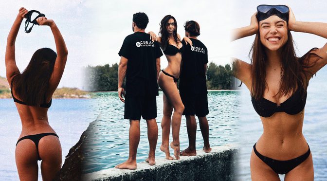 Alexis Ren – Black Thong Bikini Photoshoot by Ryan Borne