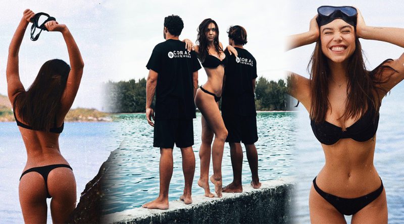 Alexis Ren – Black Thong Bikini Photoshoot by Ryan Borne