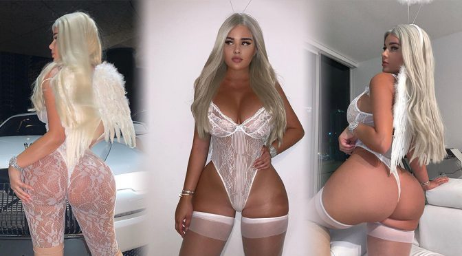 Anastasiya Kvitko – Sexy Big Ass in White Lingerie