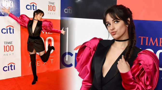 Camila Cabello Wears Sexy Black Boots at TIME 100 Next 2019 in New York