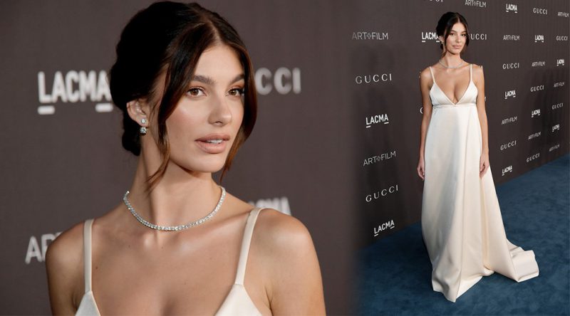 Camila Morrone – Sexy Cleavage at 2019 LACMA Art+Film Gala in Los Angeles