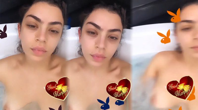 Charli XCX – Topless Nipslip Selfie Video (NSFW)