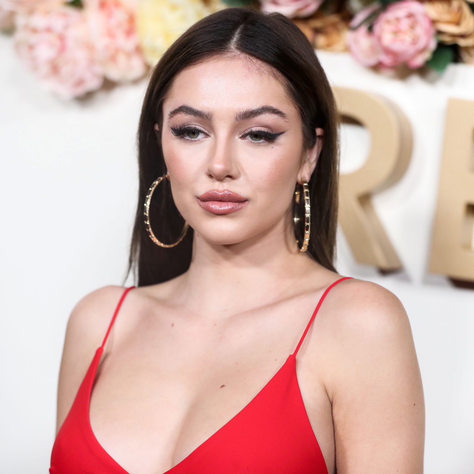 Delilah Belle Hamlin Sexy Red Dress