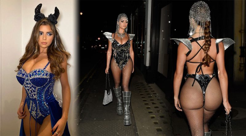 Demi Rose Mawby – Sexy Outfits for Halloween Party in Mayfair